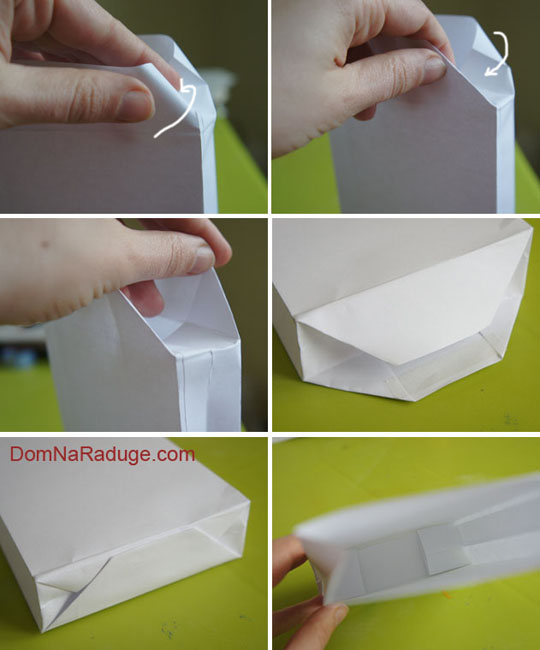 как сделать бумажные пакеты